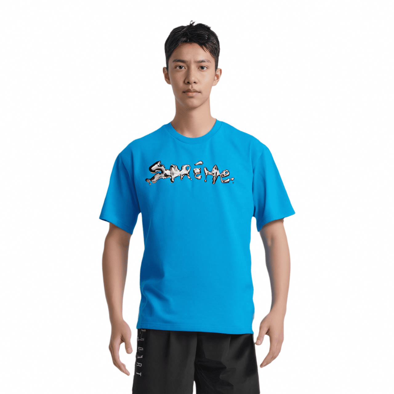 Футболка Supreme Liquid Tee Bright Blue - изображение 2