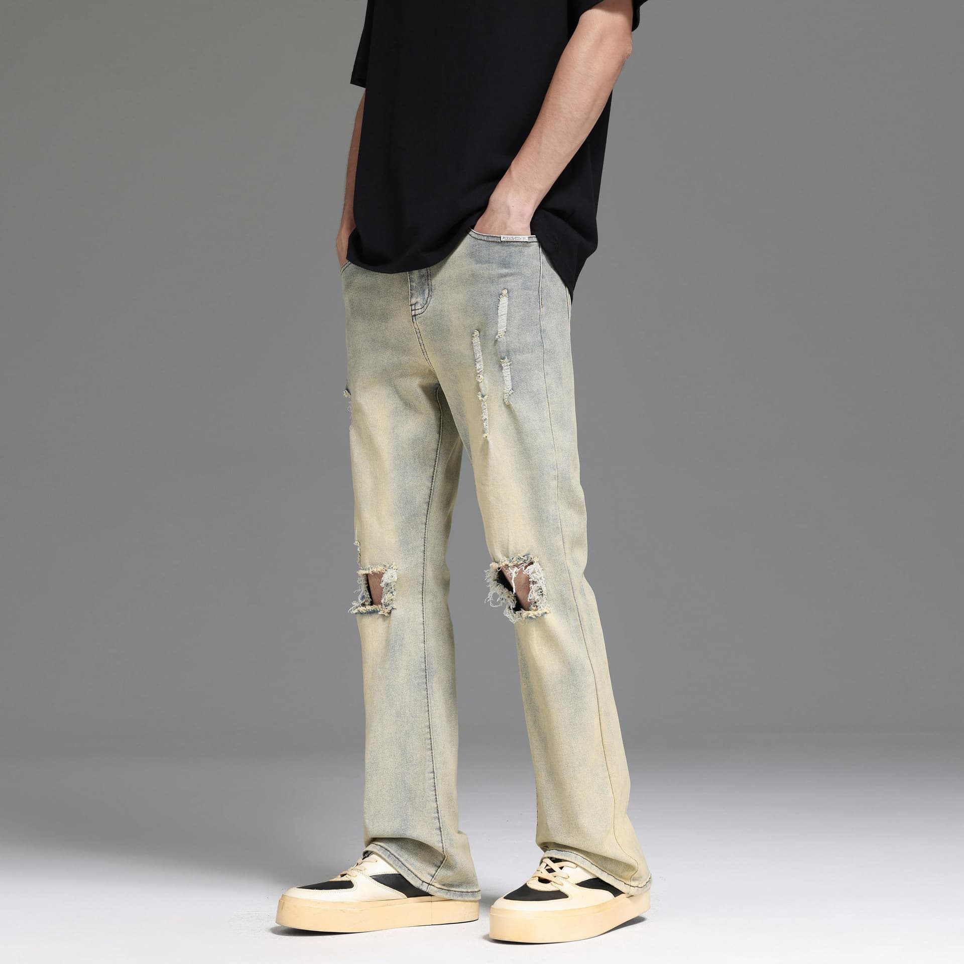 Штаны UNKNOWTAL Vintage Washed Denim Jeans - изображение 6