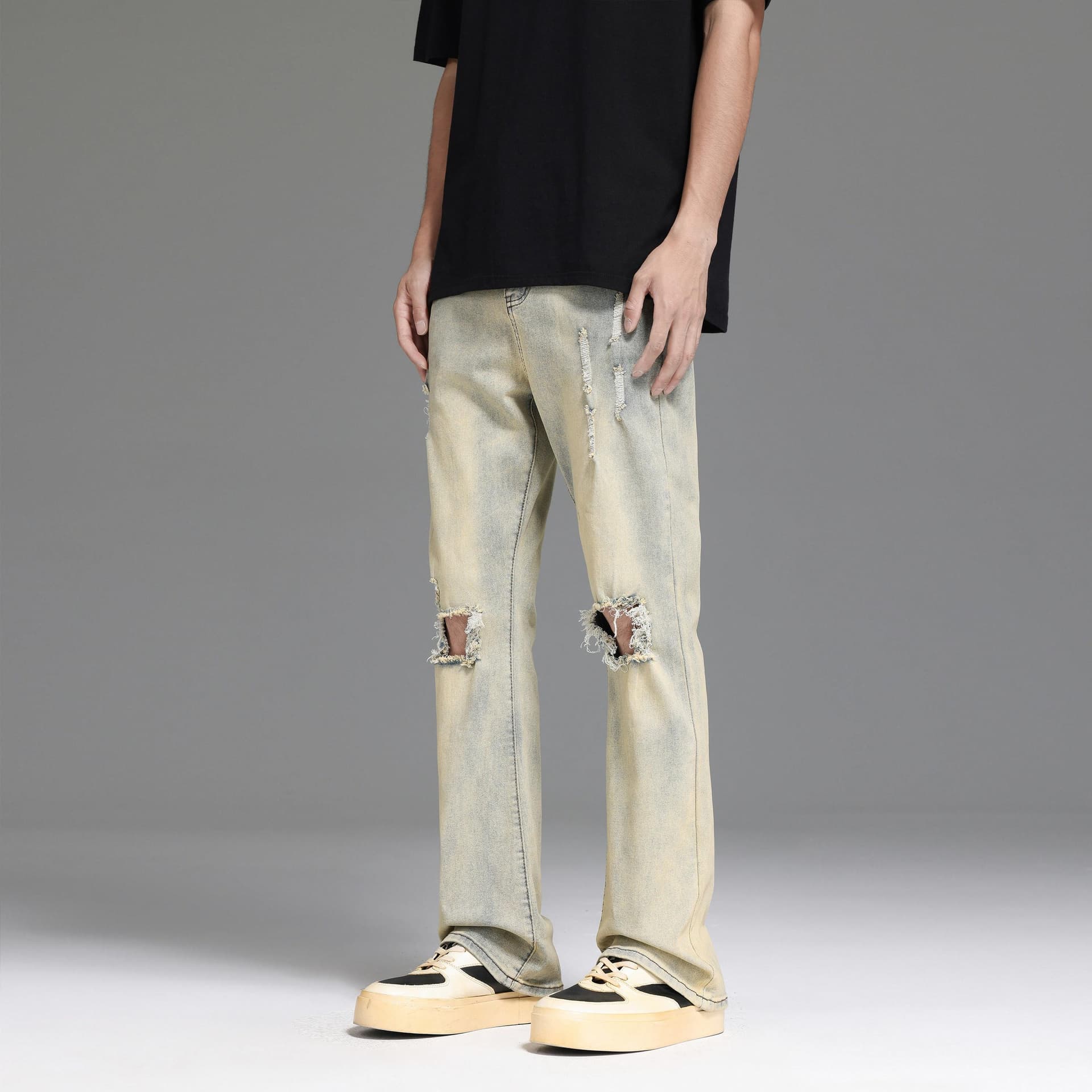 Штаны UNKNOWTAL Vintage Washed Denim Jeans - изображение 4