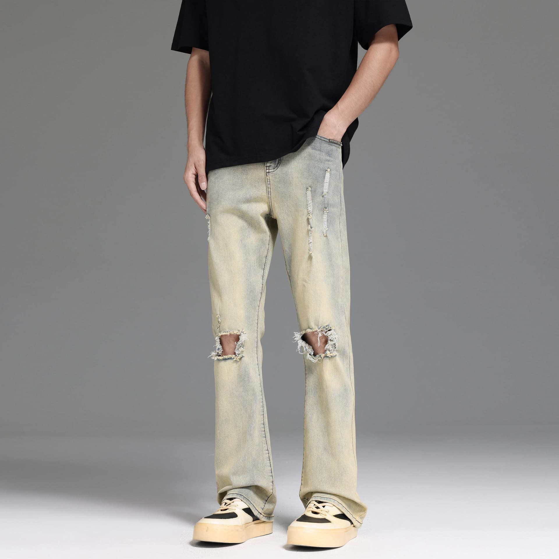 Штаны UNKNOWTAL Vintage Washed Denim Jeans - изображение 3