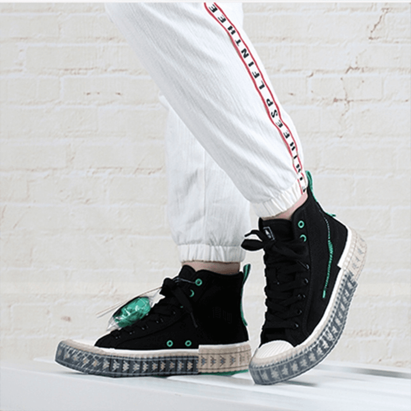 Кеды Kappa One Piece High Top Black Green - изображение 3