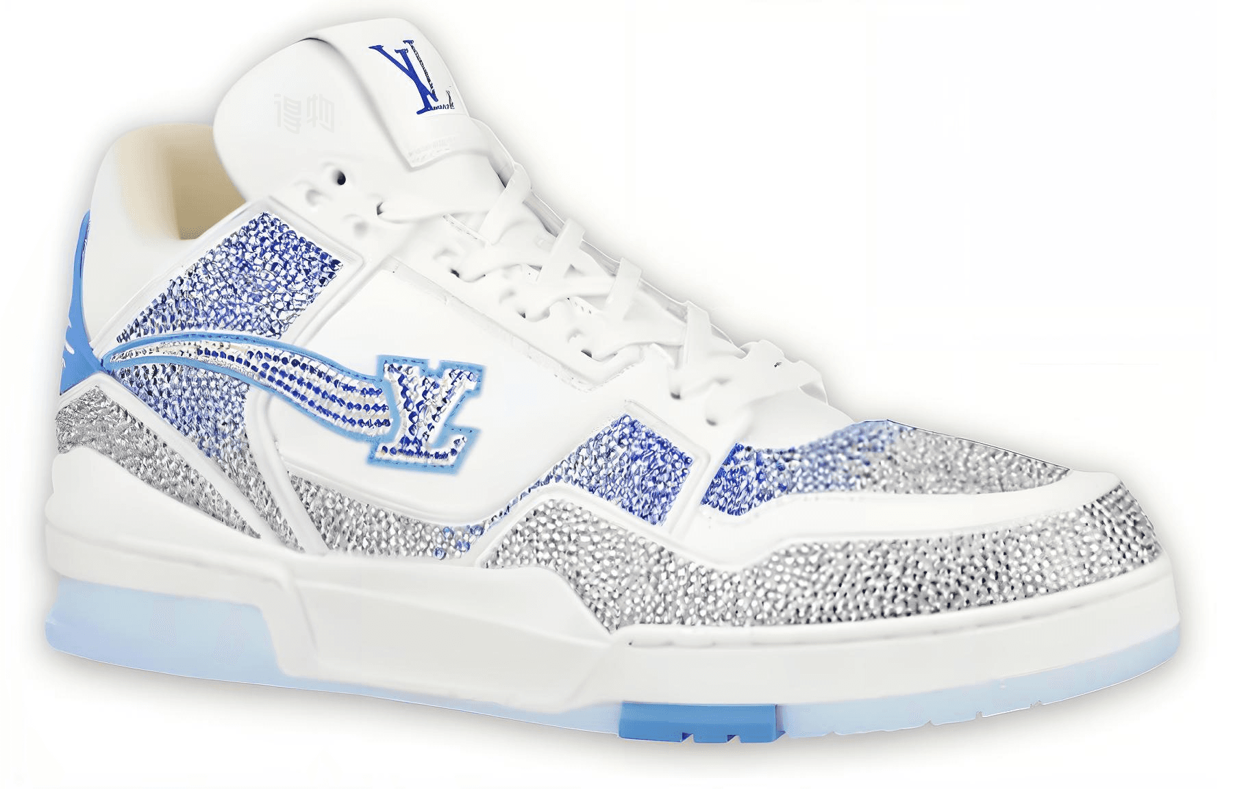 Кроссовки Louis Vuitton Trainer Blue White - изображение 2