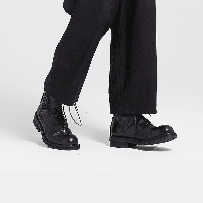 Ботинки Huànxiàngzhě Original Design High-Top Leather Boots - изображение 3