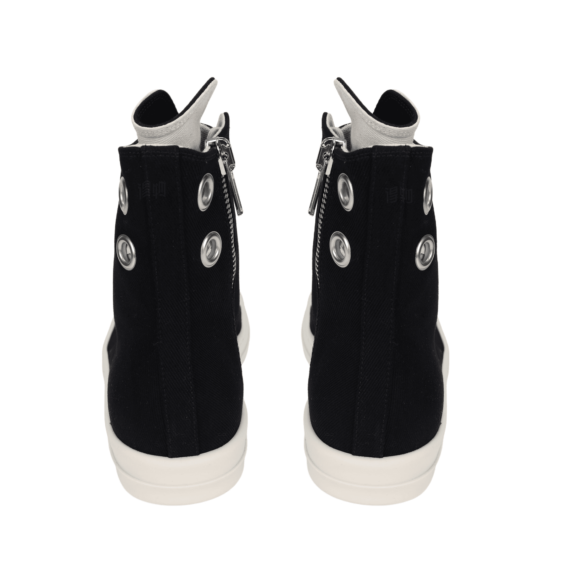 Кеды Rick Owens High-Top Sneakers Black - изображение 4