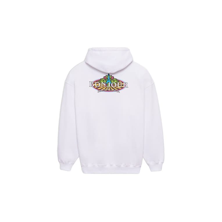 Худи Balenciaga Белый Женские Толстовки - изображение 2