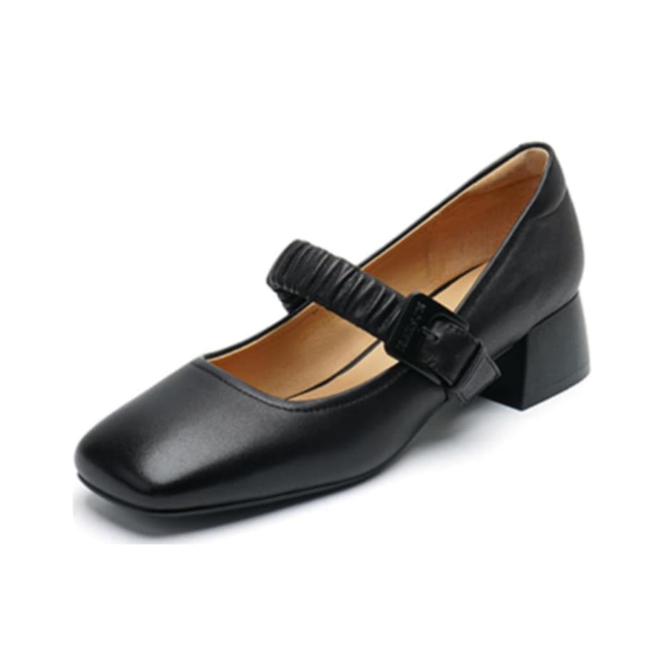 HARSON Овчина Овчина Туфли Мэри Джейн 4CM Женские - изображение 3