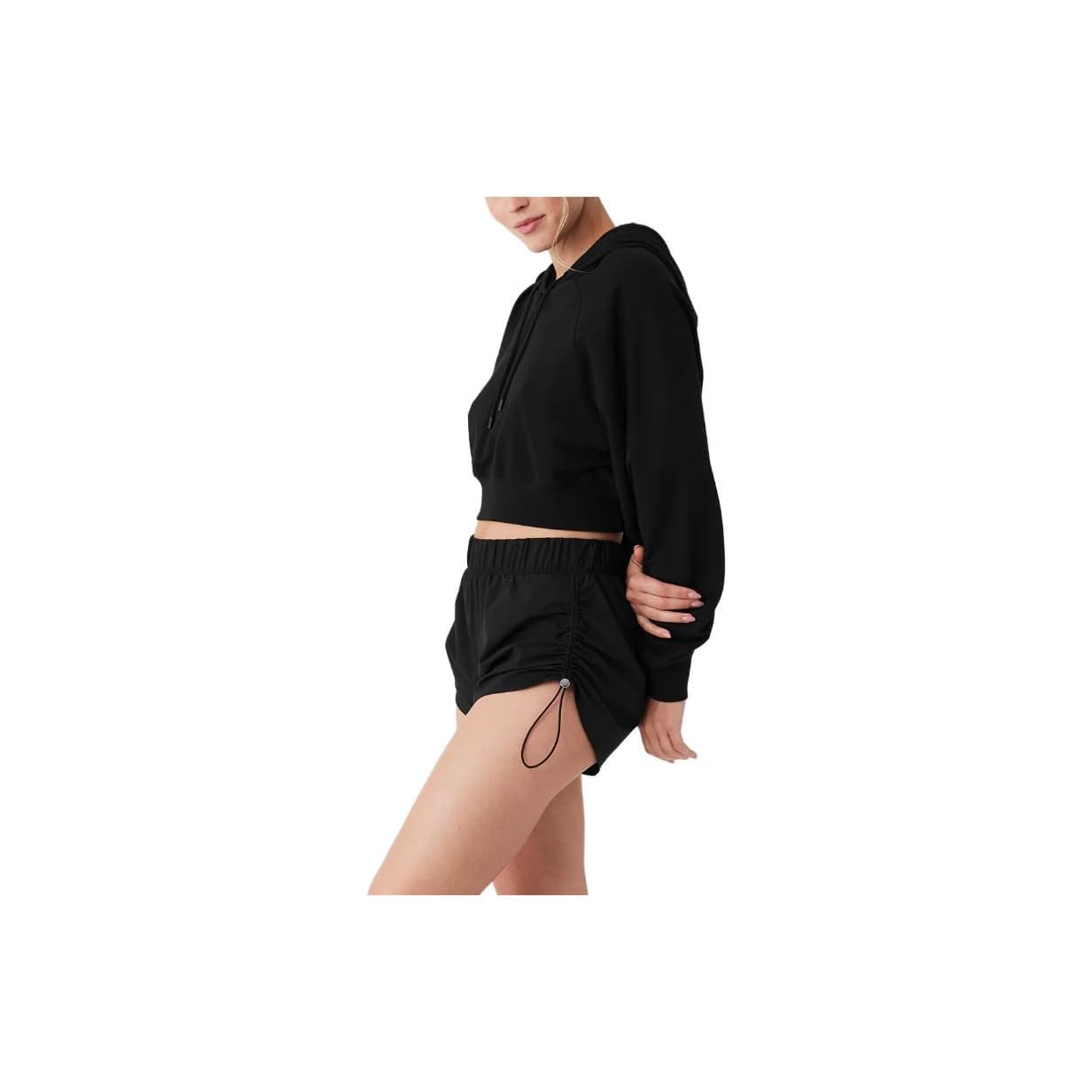 Худи alo yoga Cropped Double Take Hoodie logo - изображение 3