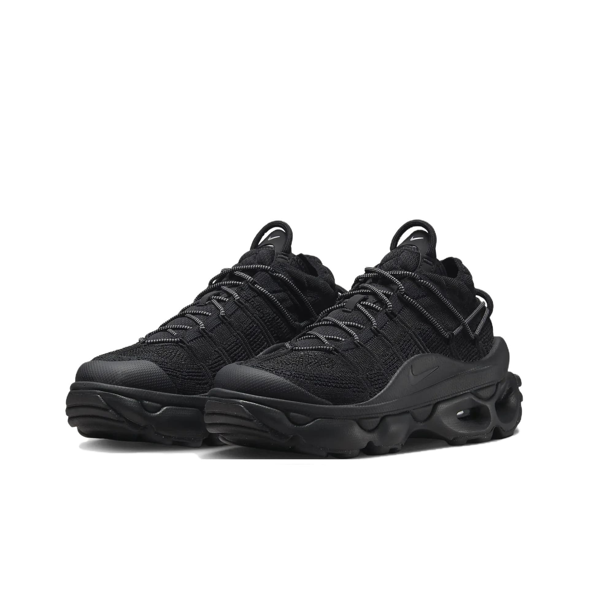 Кроссовки Nike Air MAX flyknit VENTURE Low Топ Уличная обувь Женская Черная - изображение 4