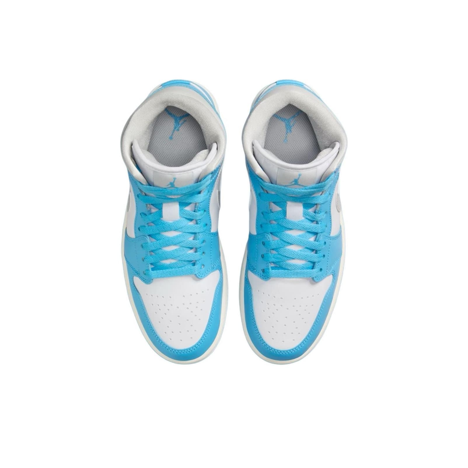 Ретро баскетбольные кроссовки Jordan Air Jordan 1 High Топ Ретро-баскетбольные кроссовки Женские Сине-белый - изображение 4