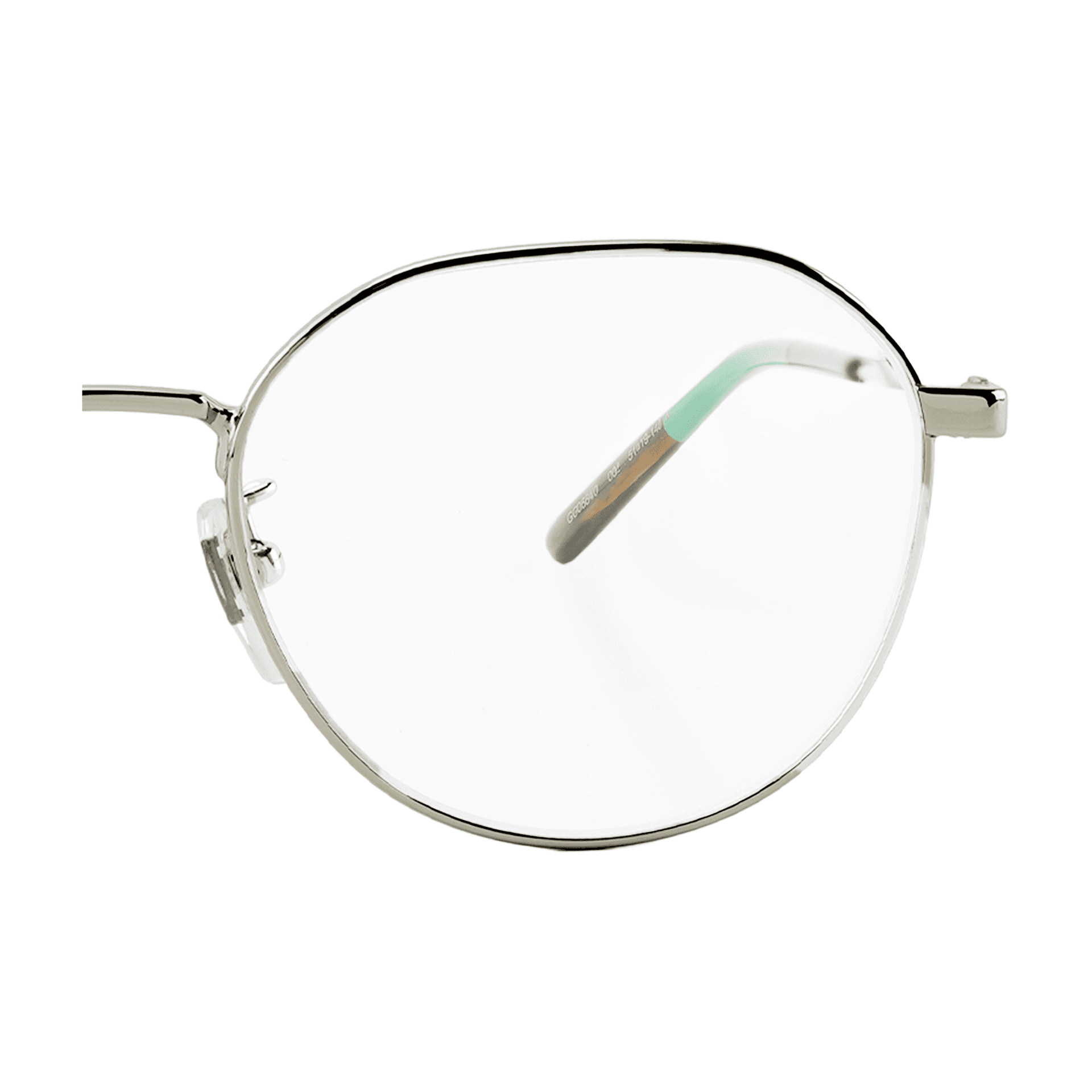 Оправа GUCCI Retro Round Metal Optical Frame Silver - изображение 4