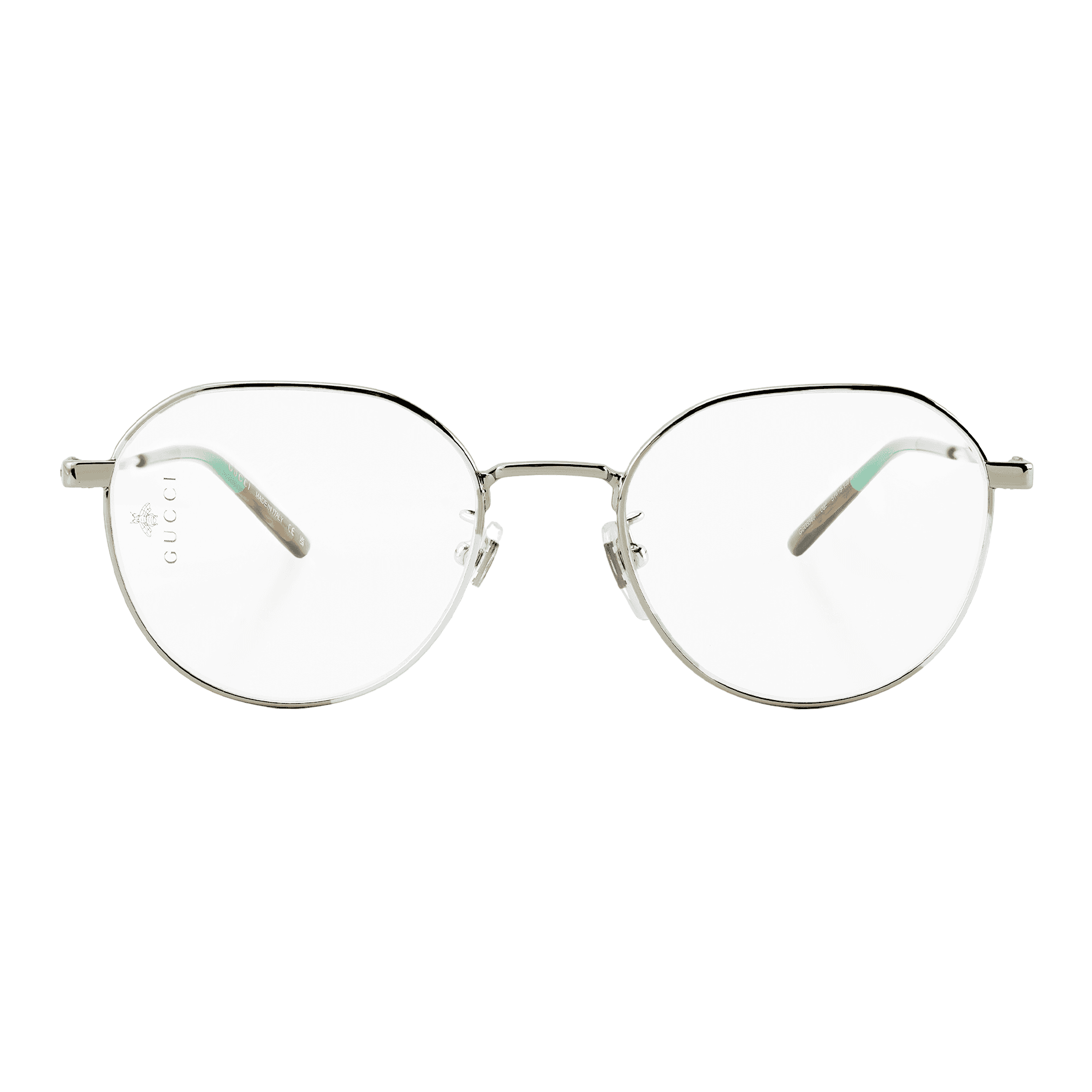 Оправа GUCCI Retro Round Metal Optical Frame Silver - изображение 2