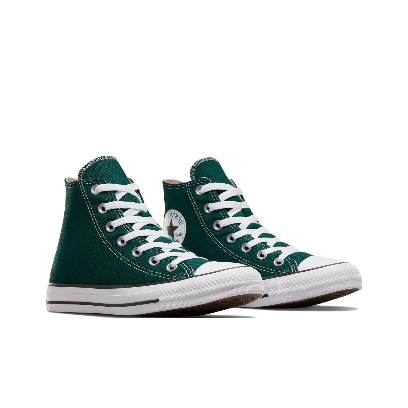 Кеды Converse Chuck TAYLOR Hi Устойчивые к истиранию Высокие Кеды Унисекс Зеленые - изображение 3