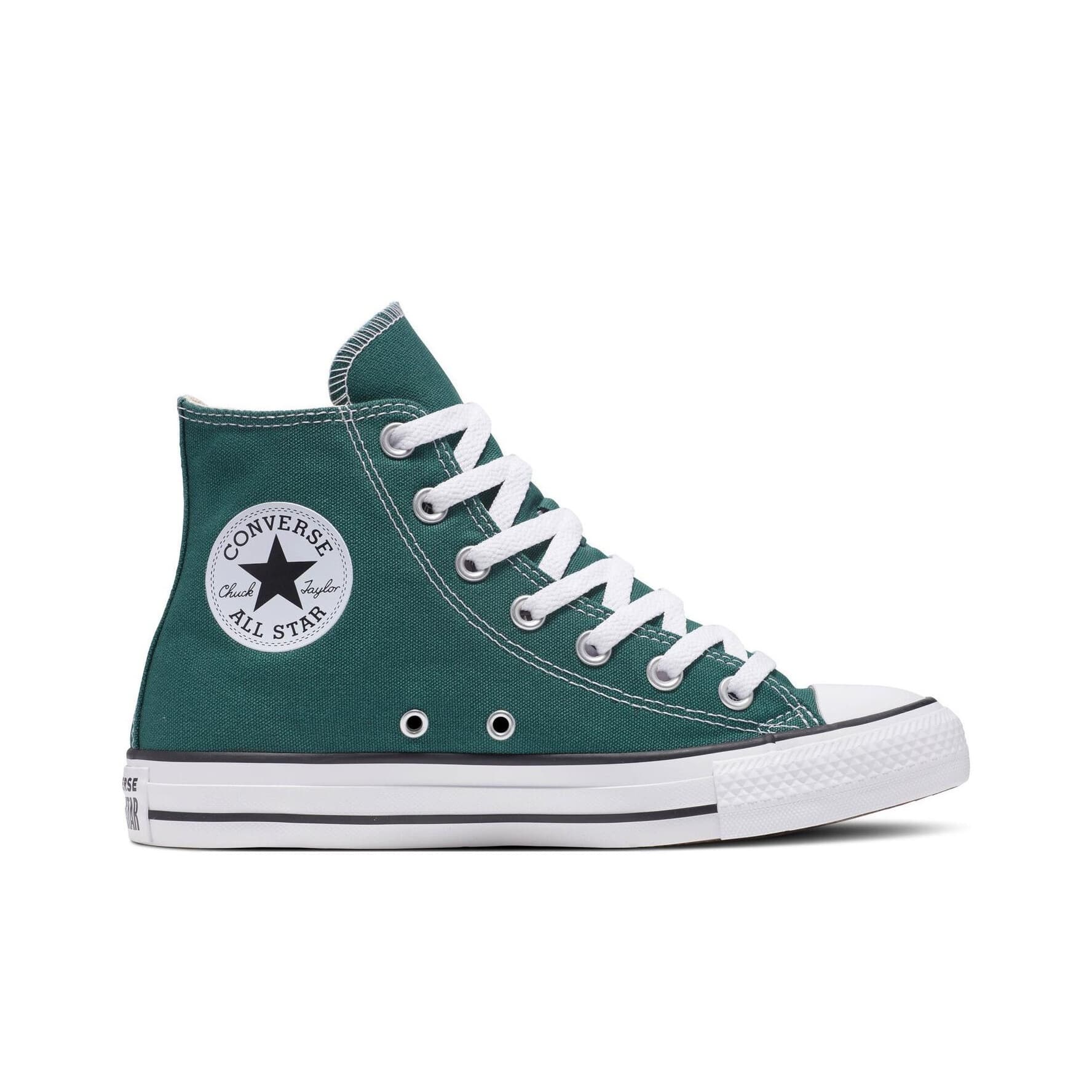 Кеды Converse Chuck TAYLOR Hi Устойчивые к истиранию Высокие Кеды Унисекс Зеленые - изображение 2