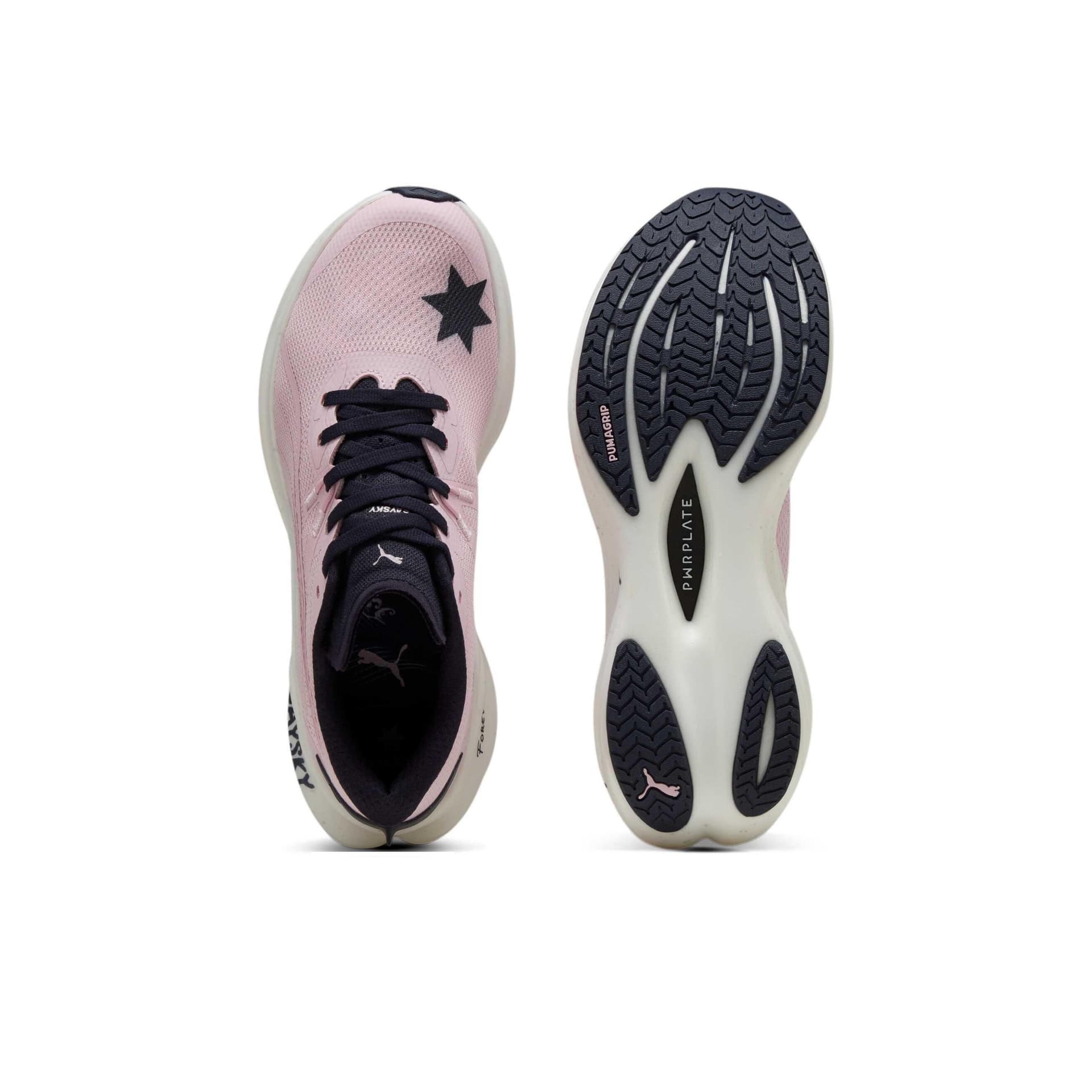 Кроссовки SAYSKY X PUMA Deviate NITRO 3 Низкий топ Повседневная обувь Мужская Розовая - изображение 4