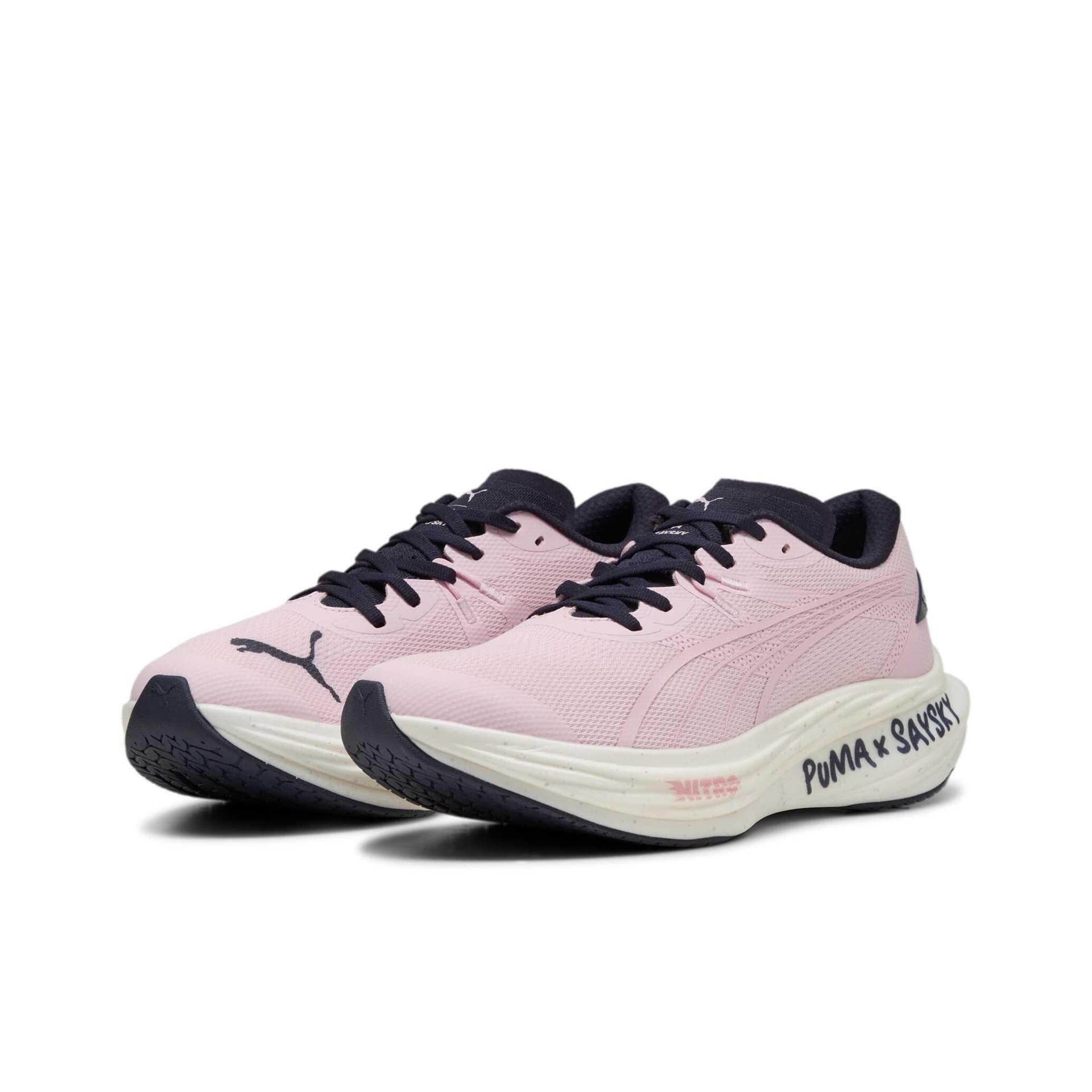 Кроссовки SAYSKY X PUMA Deviate NITRO 3 Низкий топ Повседневная обувь Мужская Розовая - изображение 3