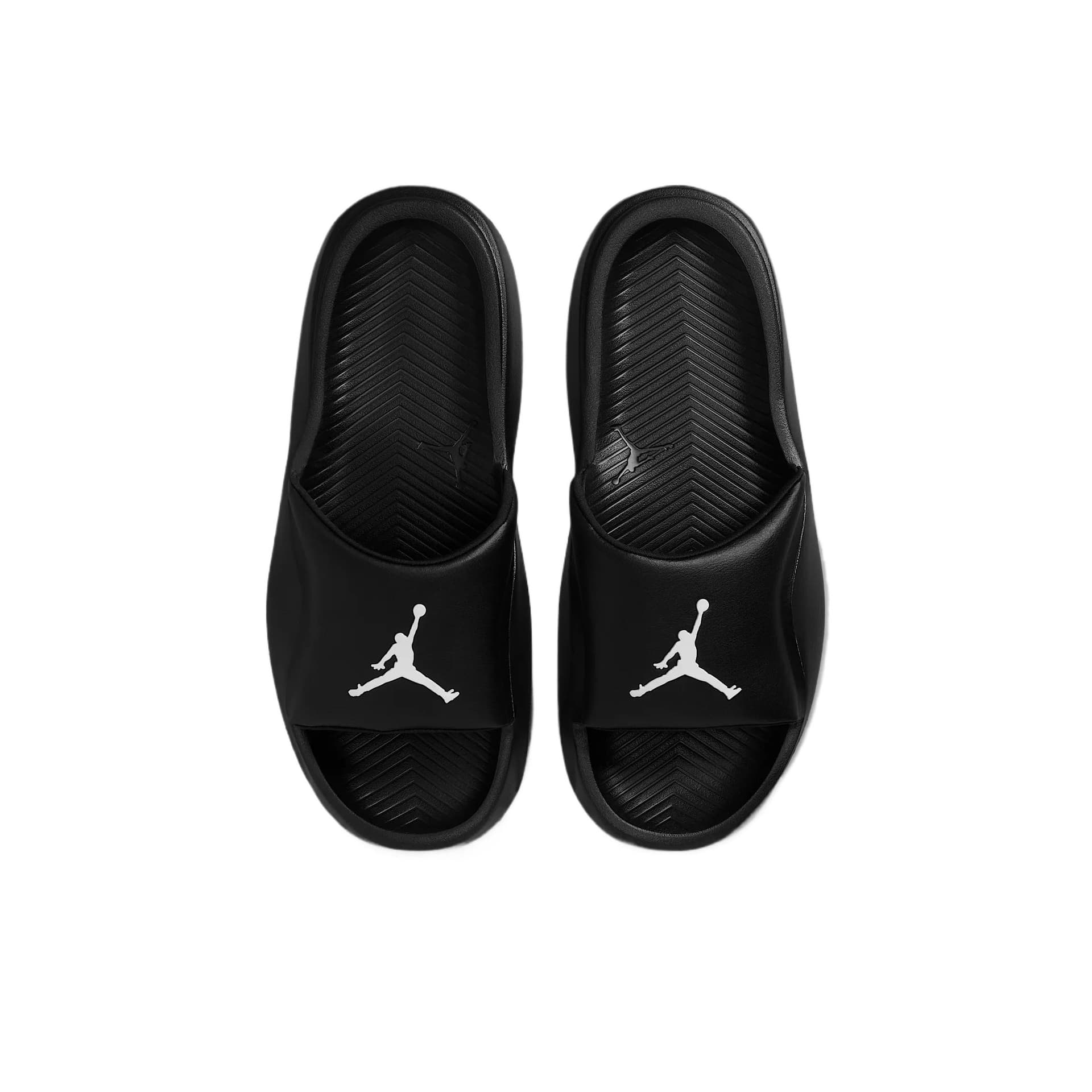 Сандалии Jordan x Franchise Унисекс модные противоскользящие шлепанцы чёрно-белые - изображение 3