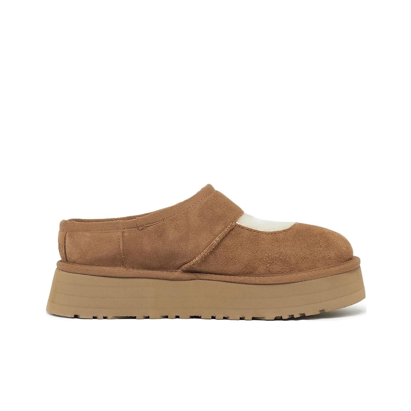 Сандалии UGG Bea Mary Jane Удобные Универсальные Флисовые Подкладочные Мюли с Резиновой Подошвой Противоскользящие - изображение 2