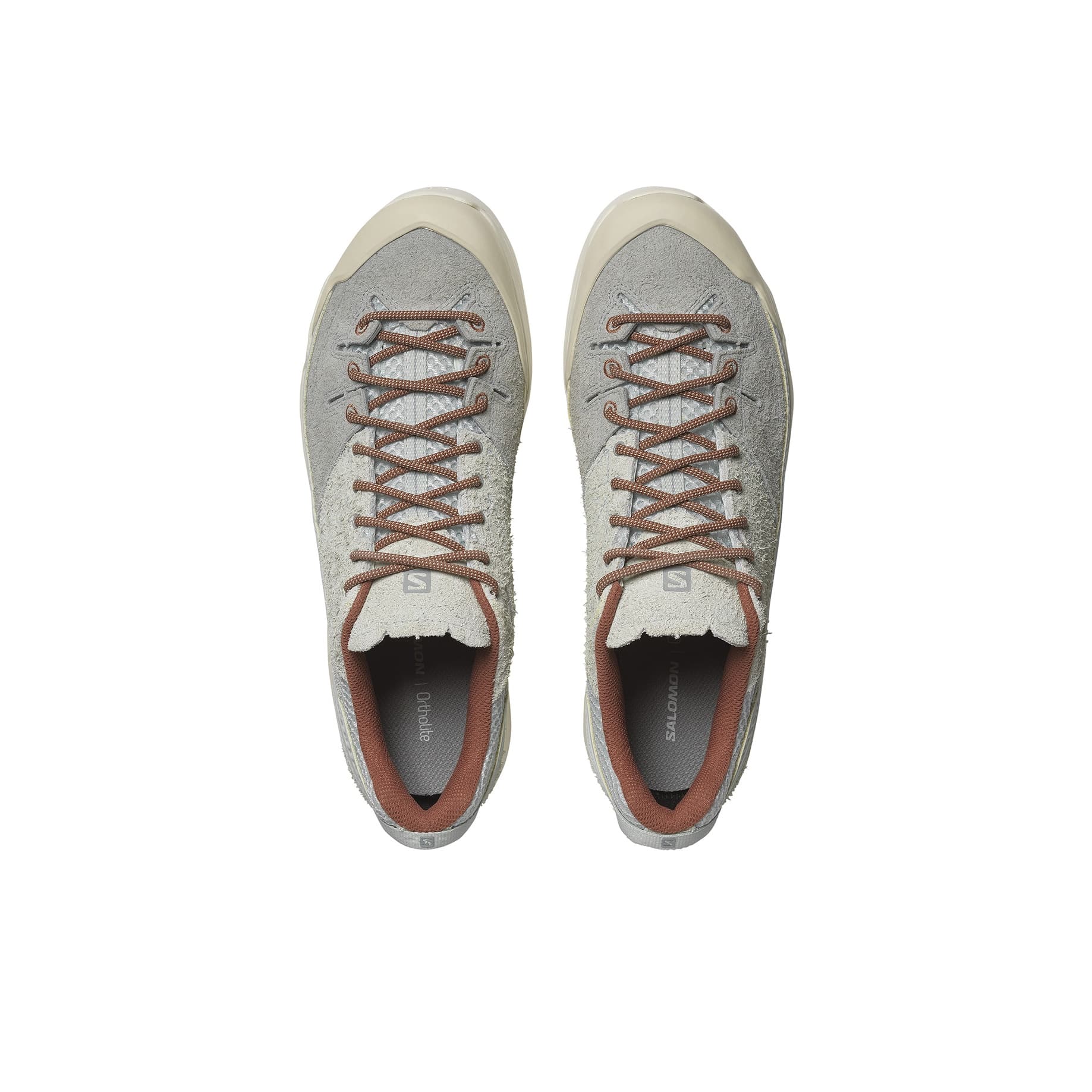 Кроссовки для бега Salomon X-Alp Suede Light Grey — фото 4