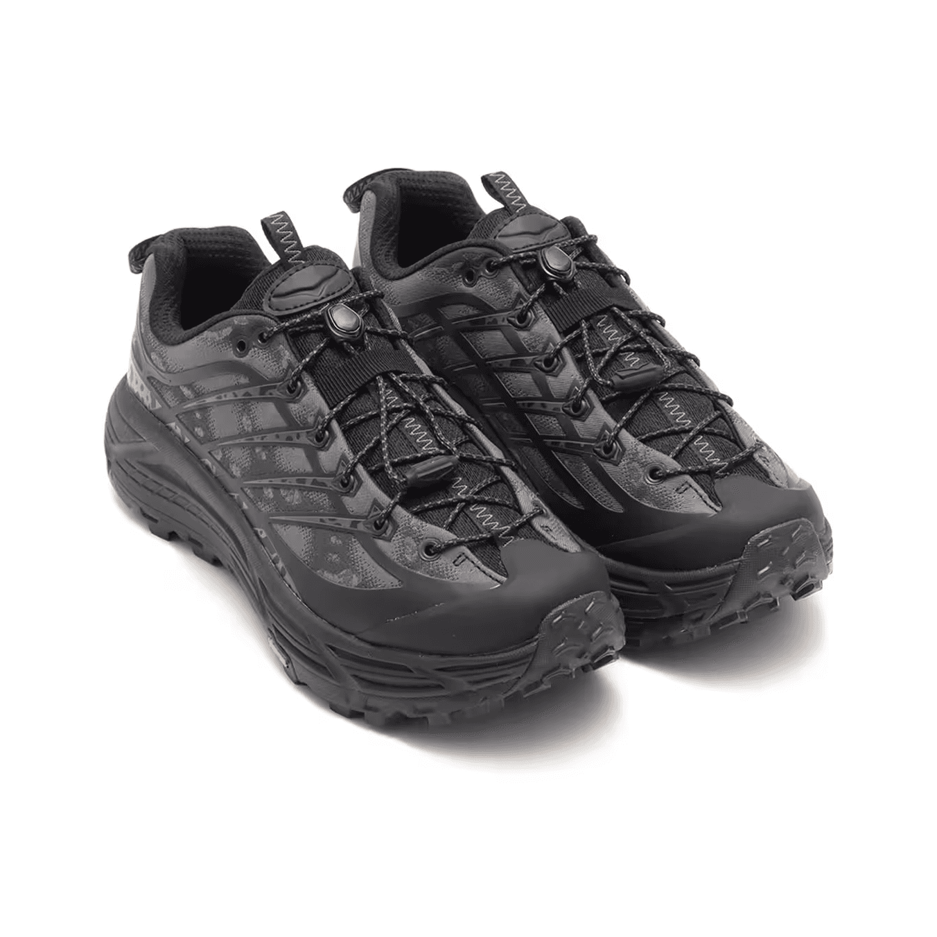 Кроссовки для бега HOKA ONE ONE Mafate Three 2 Текстиль Синтетическая кожа Низкий верх Двойная плотность подошвы 5MM Vibram — фото 3