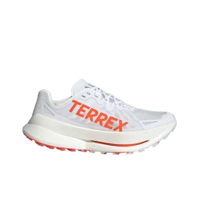 Кроссовки для бега adidas Terrex AGRAVIC SPEED Ultra Low Top Trail Беговые кроссовки Мужской Белый и оранжевый - изображение 3
