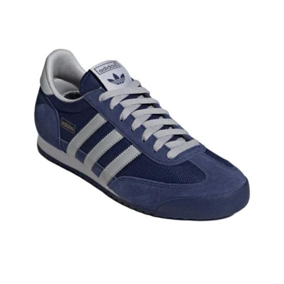 Кроссовки Adidas Originals R71 Противоскользящая Устойчивая к истиранию Низкий Верх Повседневная Обувь Унисекс Синяя - изображение 3