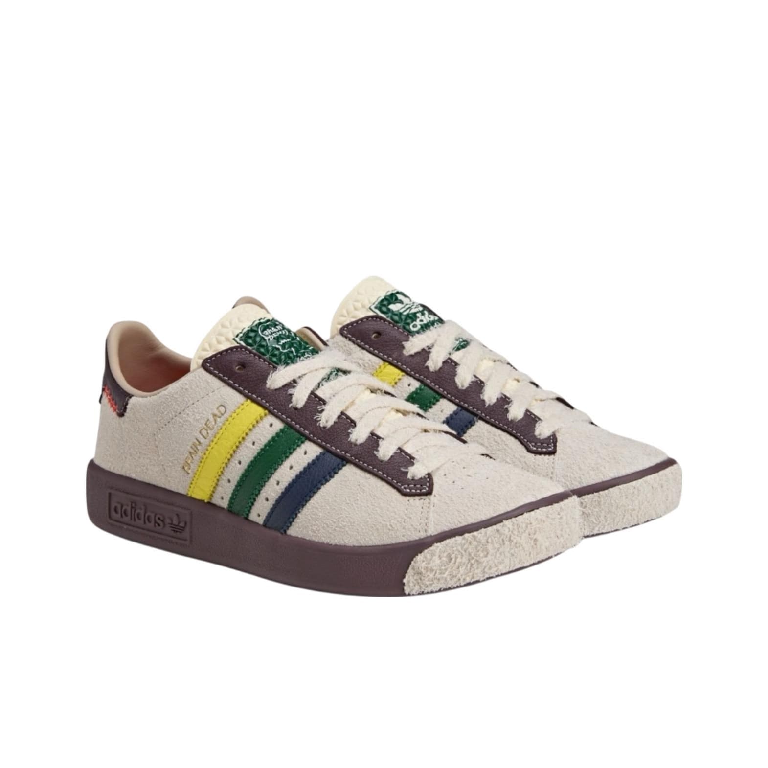 Кроссовки Brain Dead X adidas originals Forest Hills противоскользящие устойчивые к истиранию низкие кроссовки для скейтбординга - изображение 3