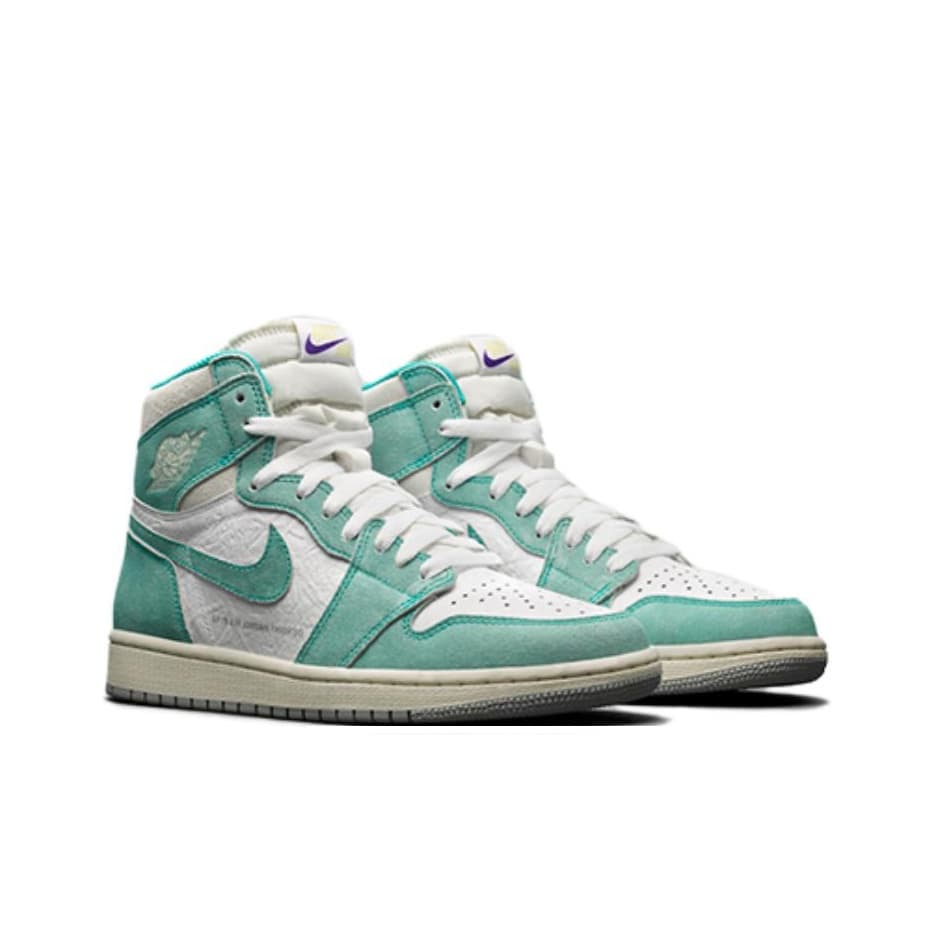 Ретро баскетбольные кроссовки Jordan Air Jordan 1 "Turbo Green" 2019 - изображение 3