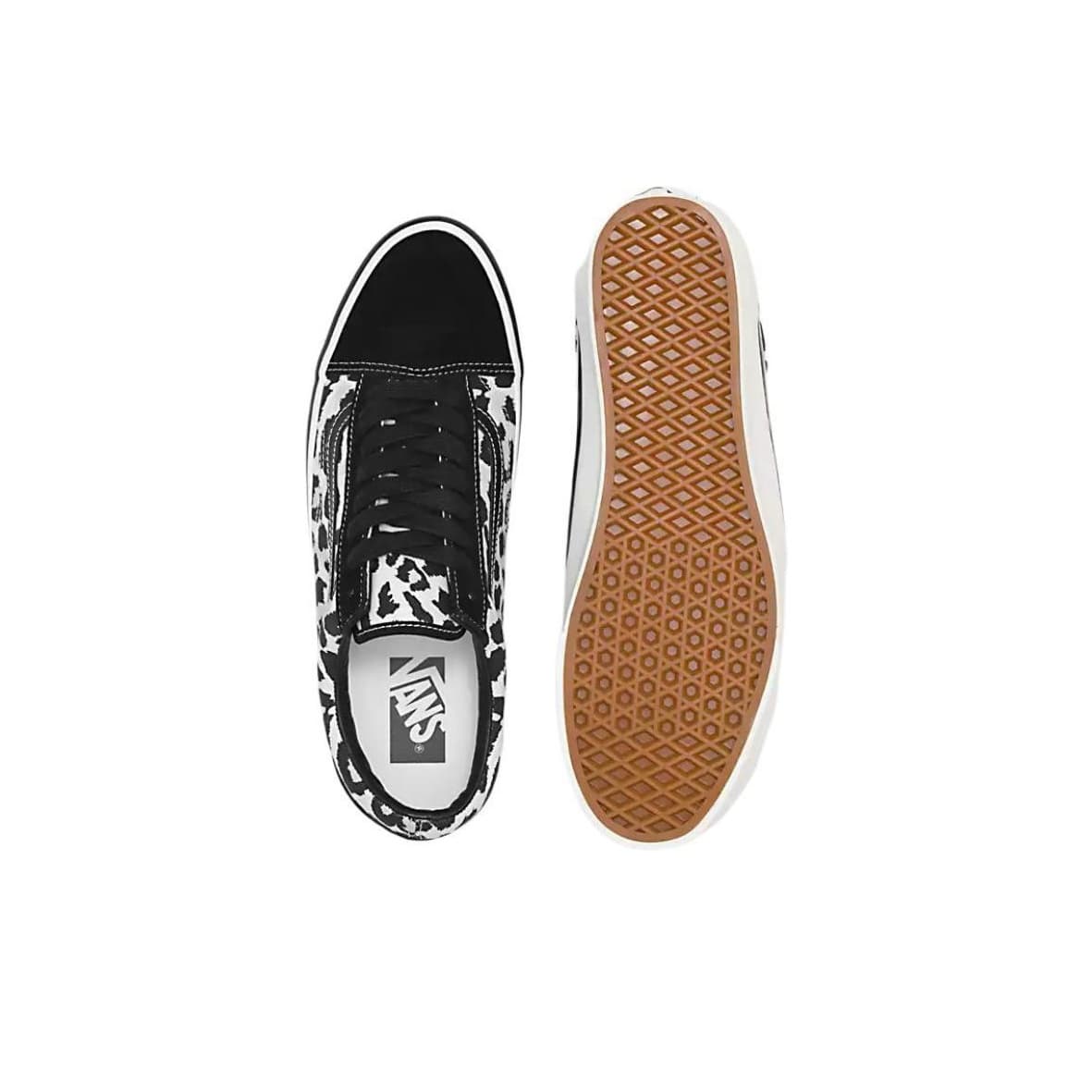 Кроссовки Vans Premium Old Skool Устойчивые к истиранию низкие скейтбордические кроссовки унисекс черно-белые - изображение 4