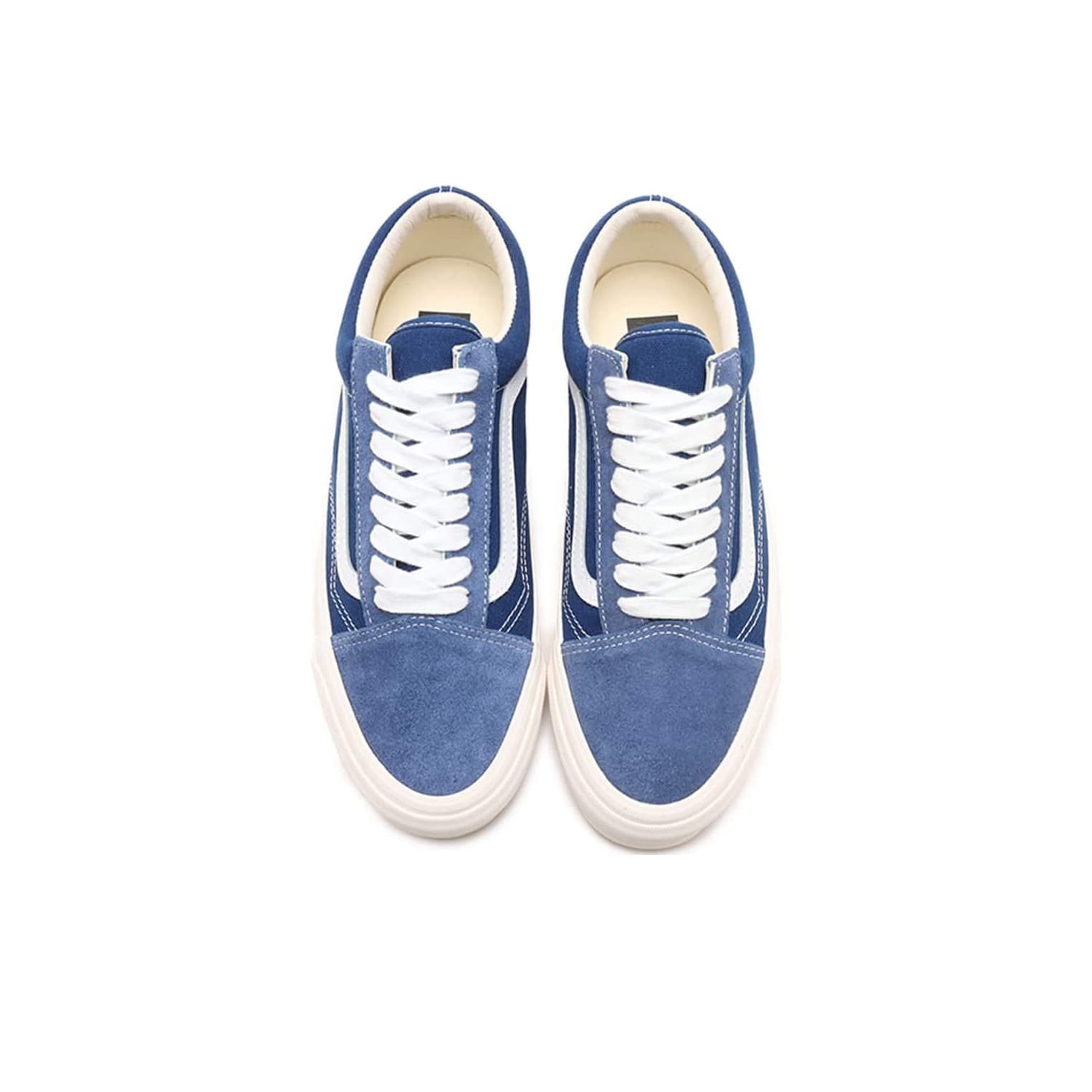 Кроссовки Vans Устойчивая к истиранию низкая обувь для скейтбординга унисекс синего цвета - изображение 4