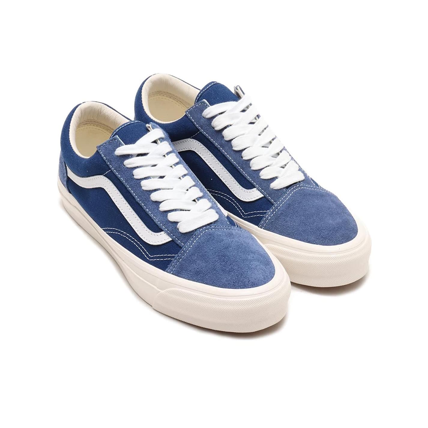 Кроссовки Vans Устойчивая к истиранию низкая обувь для скейтбординга унисекс синего цвета - изображение 3