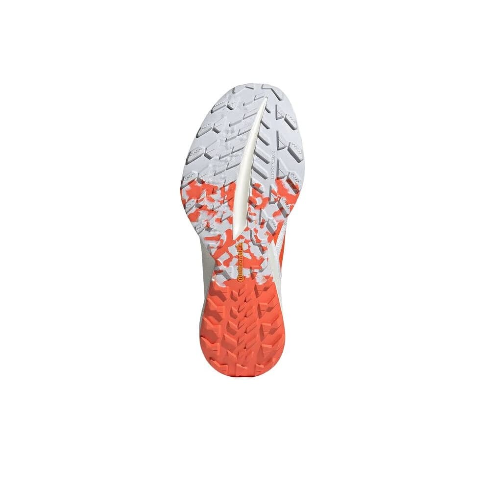 Кроссовки для бега adidas Terrex AGRAVIC SPEED Ultra Low Top Trail Беговые кроссовки Мужской Белый и оранжевый - изображение 4