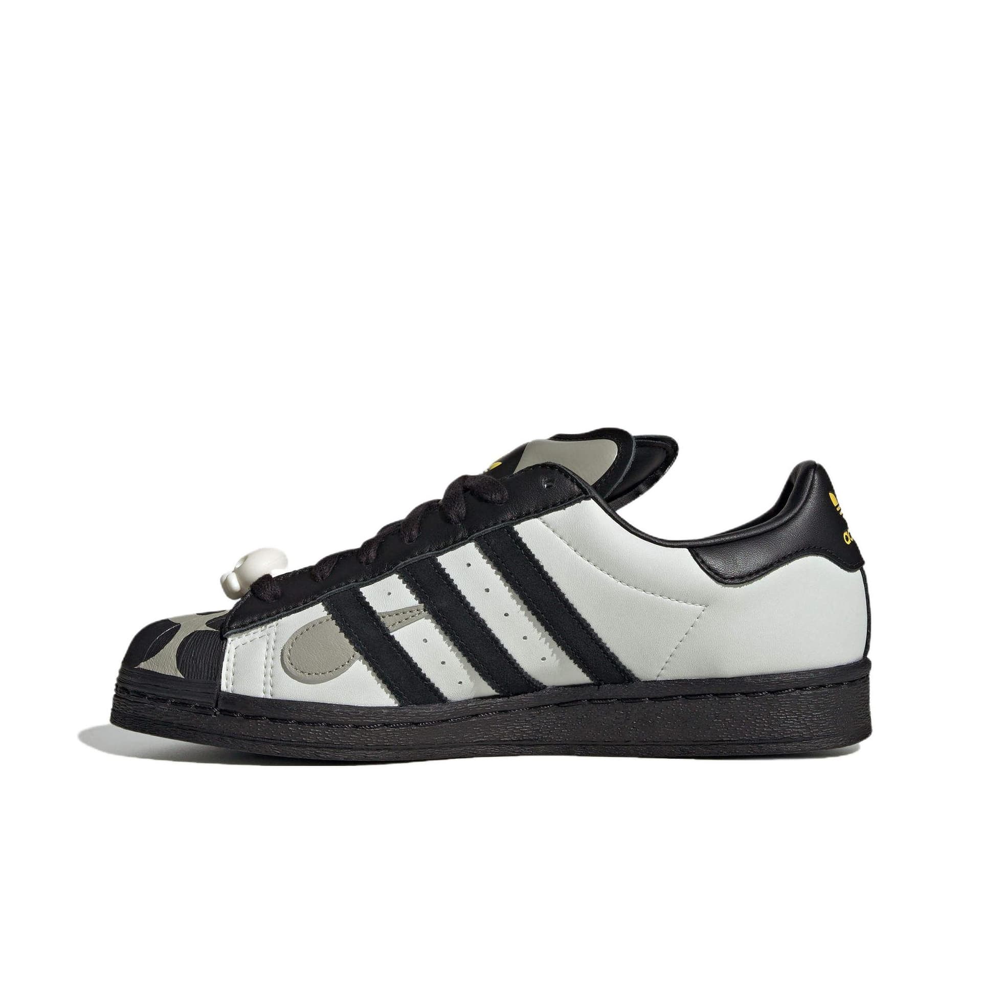 Кроссовки OFFGOD X adidas originals Superstar 82 Устойчивая к истиранию низкая обувь для скейтбординга унисекс серо-черная - изображение 3