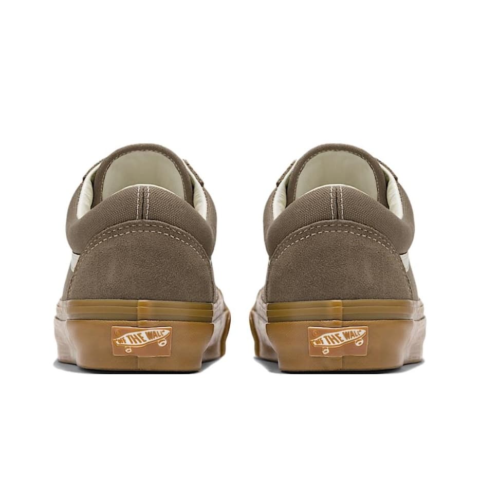 Кроссовки Vans Premium Old Skool Скейтборд Кроссовки Низкие Устойчивые к Износу Унисекс Коричневый - изображение 3