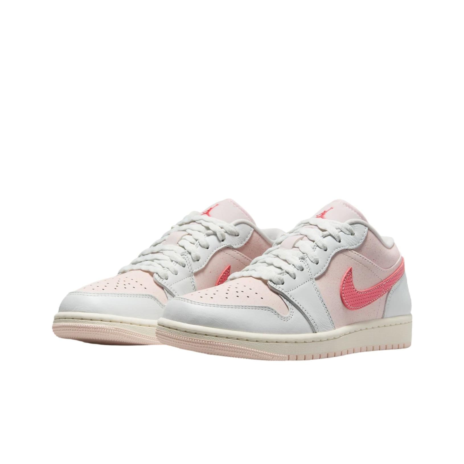 Ретро баскетбольные кроссовки Jordan Air Jordan 1 Кожа Противоскользящие Устойчивые к истиранию Низкие Баскетбольные Кроссовки Женские - изображение 3