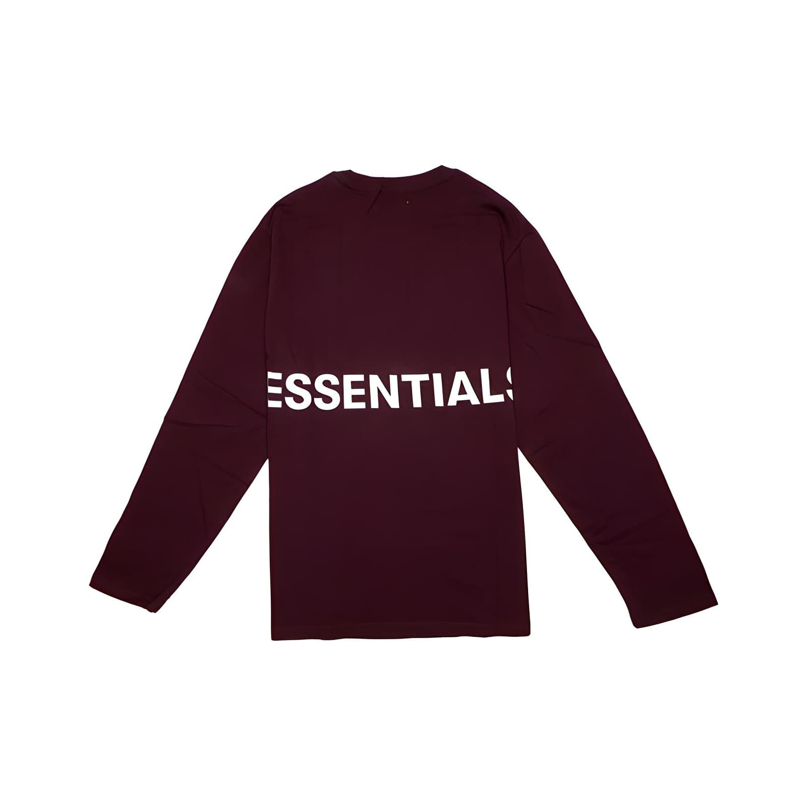Футболка Fear of God Essentials Burgundy Box Burgundy T - изображение 1