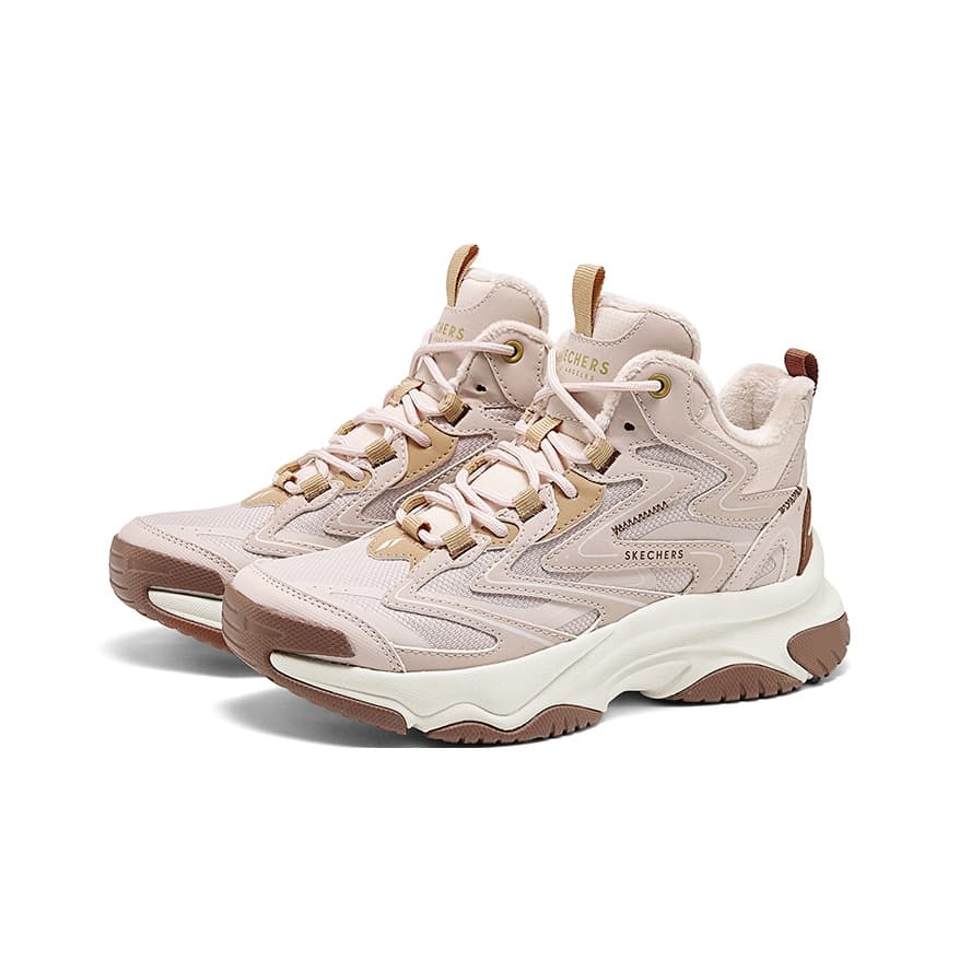 Кроссовки Skechers MID Топ Повседневная обувь Женская Коричневая - изображение 3