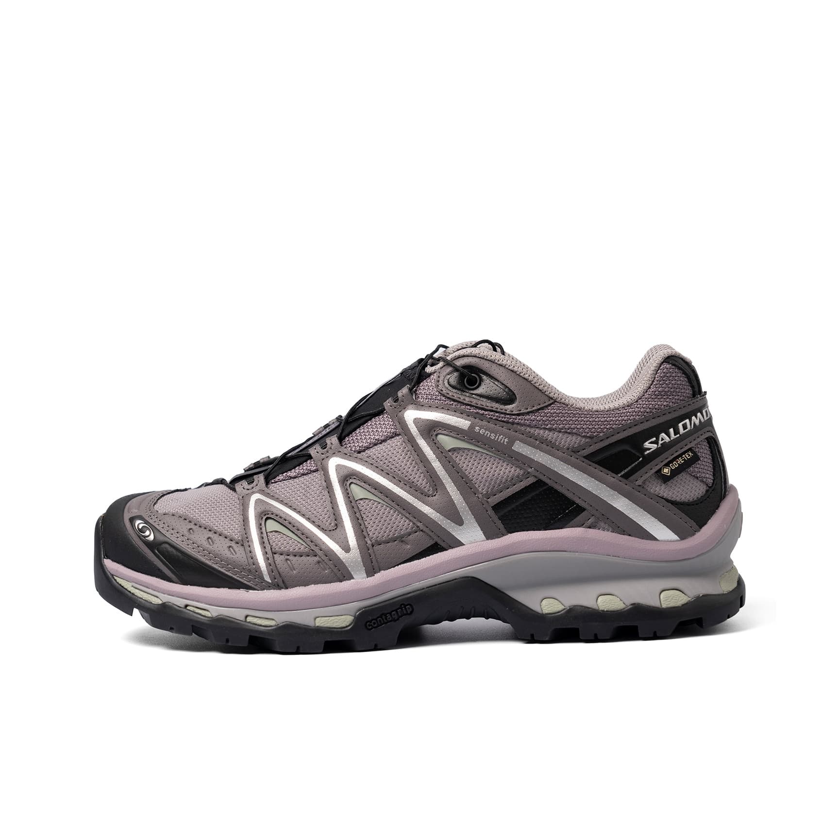 Кроссовки для бега SALOMON XT Quest Водонепроницаемый Low Топ Повседневные кроссовки для бега Унисекс Sea-Gull Тауповый Черный - изображение 1
