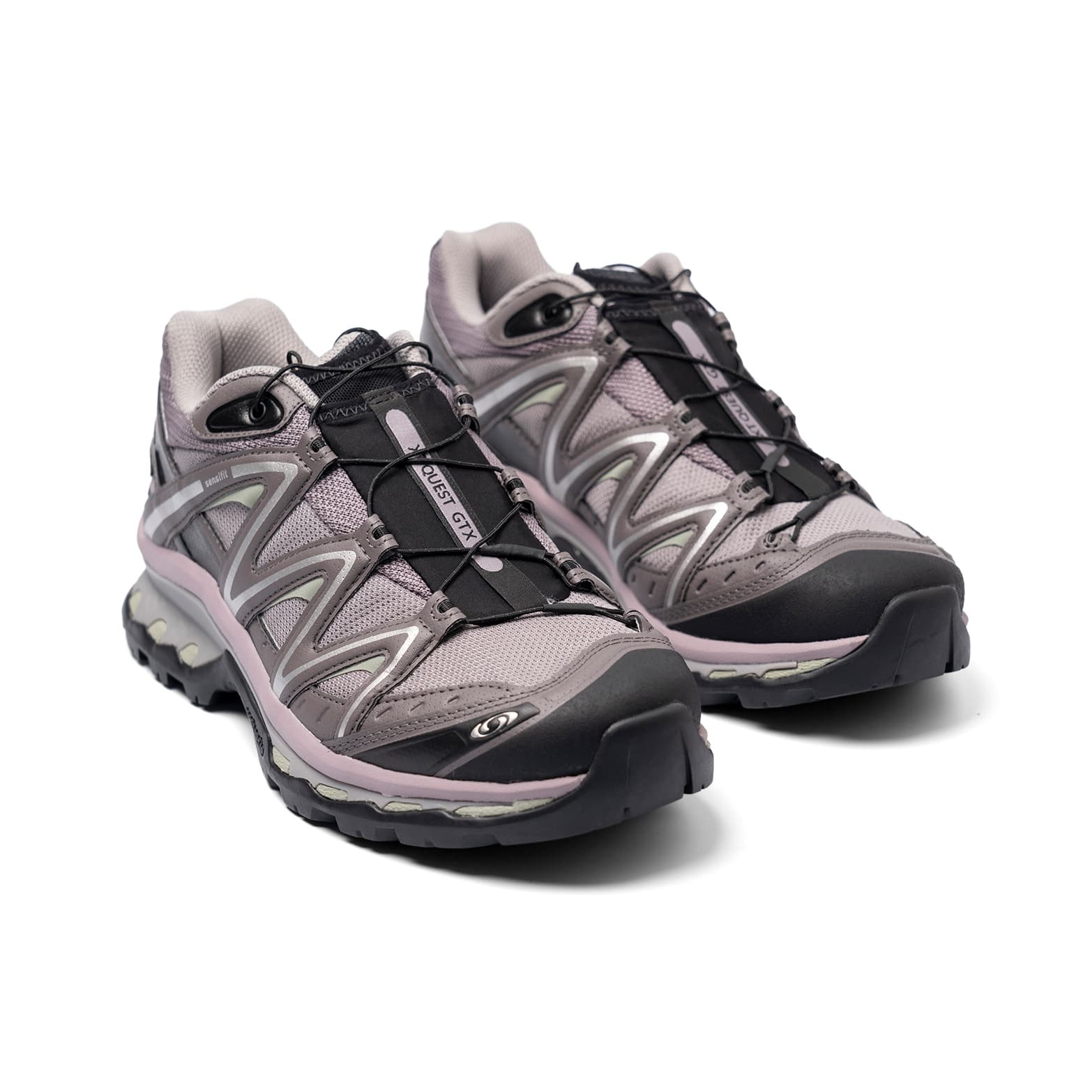 Кроссовки для бега SALOMON XT Quest Водонепроницаемый Low Топ Повседневные кроссовки для бега Унисекс Sea-Gull Тауповый Черный - изображение 3