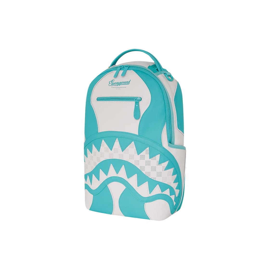 Рюкзак SPRAYGROUND Рюкзак из ПВХ Унисекс Светлый Аква Синий - изображение 4