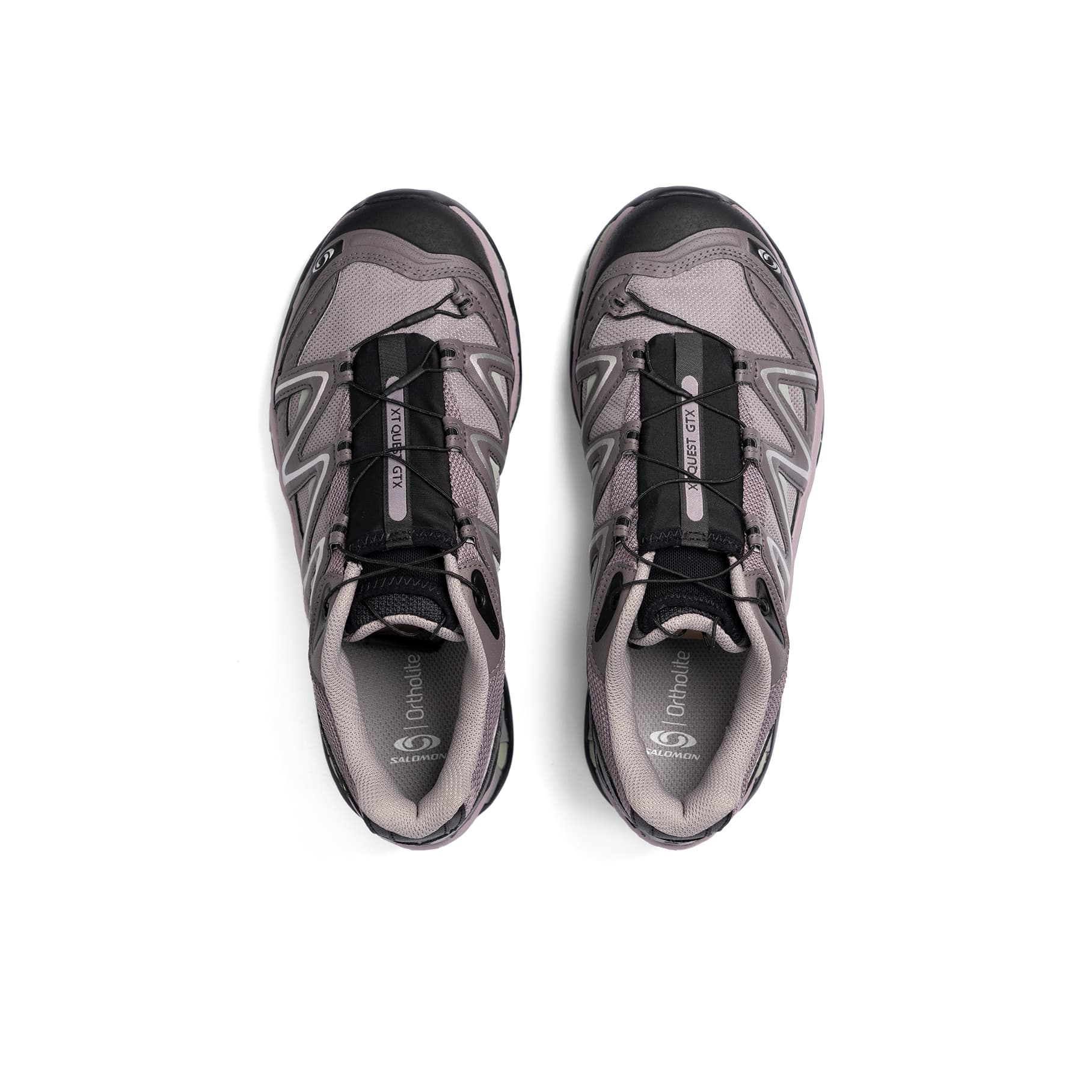 Кроссовки для бега SALOMON XT Quest Водонепроницаемый Low Топ Повседневные кроссовки для бега Унисекс Sea-Gull Тауповый Черный - изображение 4