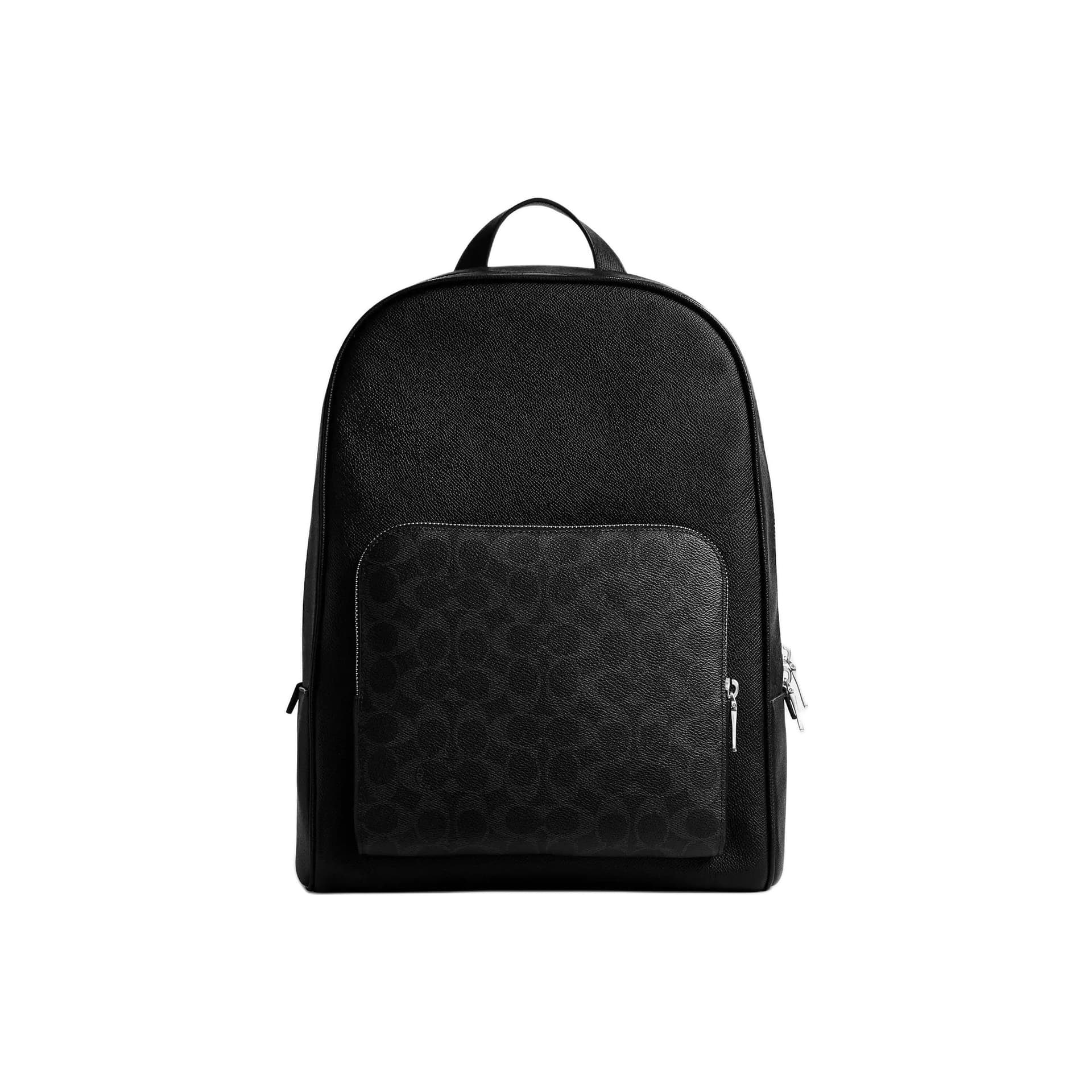 Рюкзак COACH Коровья кожа с искусственной кожей большой рюкзак для мужчин черный - изображение 2