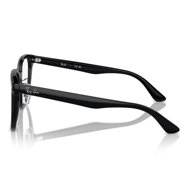 Оправа RayBan Квадратная форма Оправы для очков Унисекс Черный - изображение 3