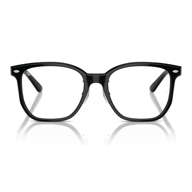 Оправа RayBan Квадратная форма Оправы для очков Унисекс Черный - изображение 2