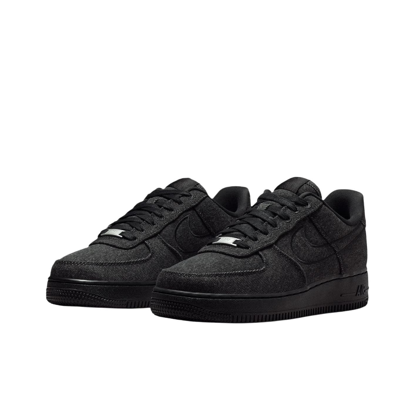Кроссовки Nike Air Force 1 Амортизация Легкий Низкий Топ Скейтборд Кроссовки Женские Черные - изображение 3