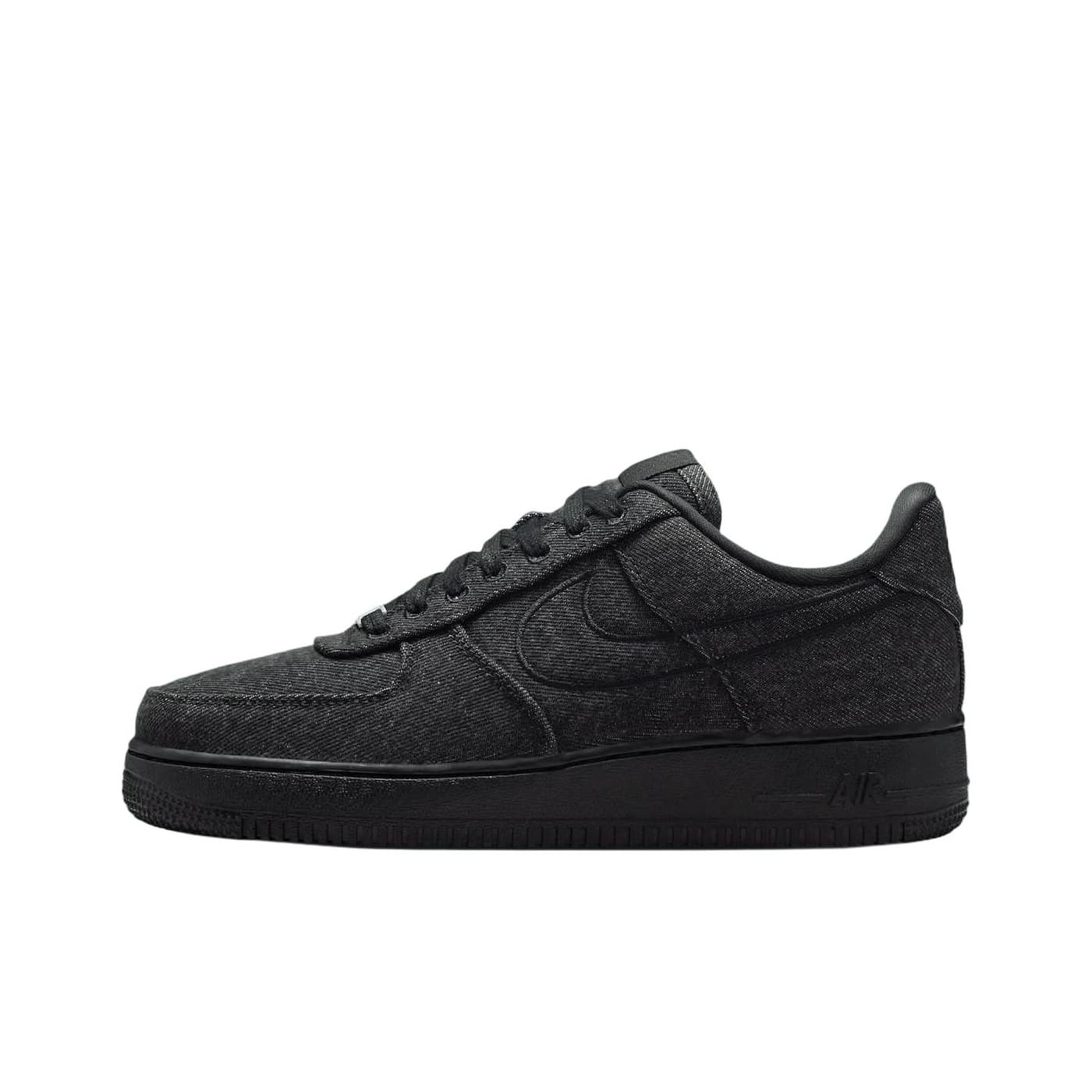 Кроссовки Nike Air Force 1 Амортизация Легкий Низкий Топ Скейтборд Кроссовки Женские Черные - изображение 1