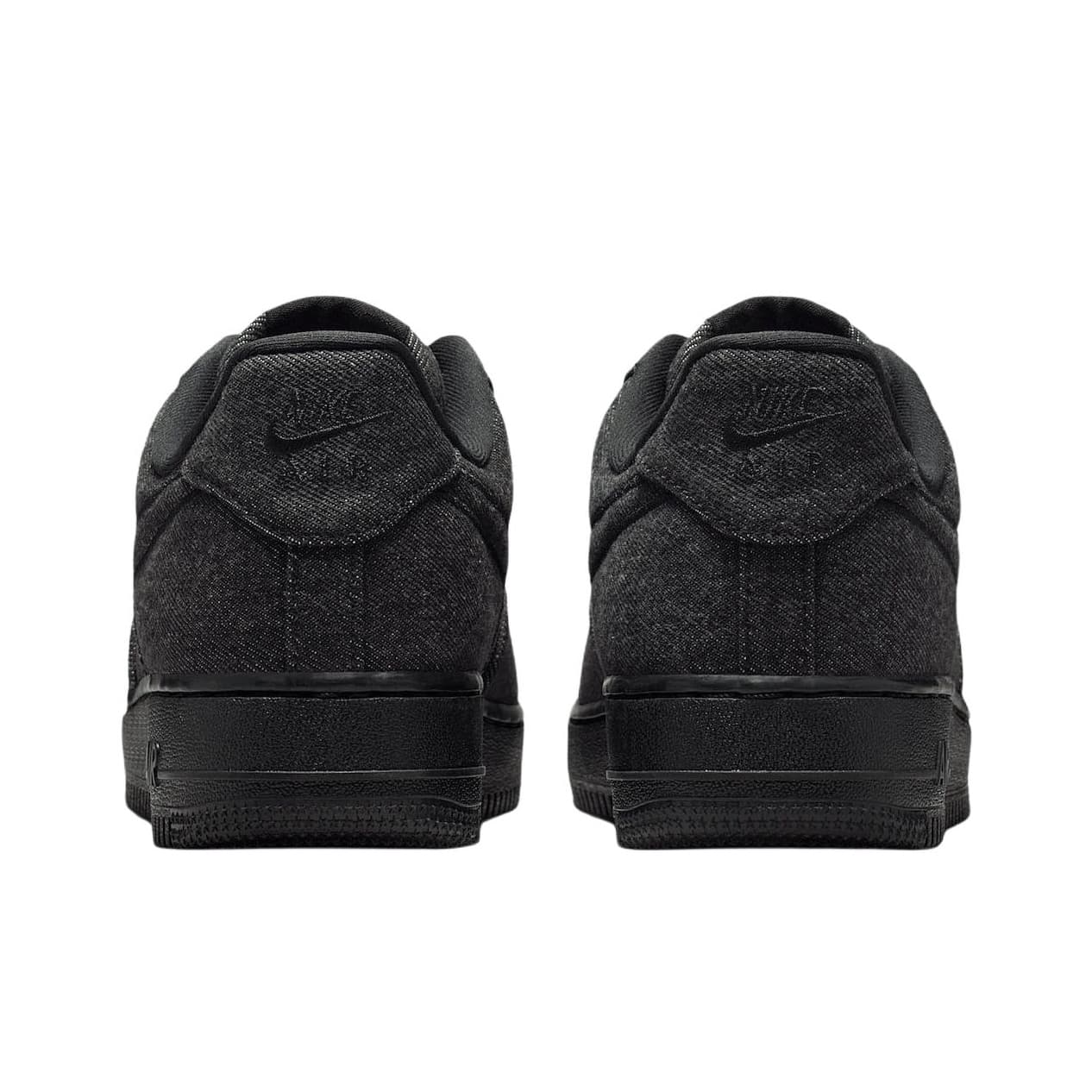Кроссовки Nike Air Force 1 Амортизация Легкий Низкий Топ Скейтборд Кроссовки Женские Черные - изображение 5