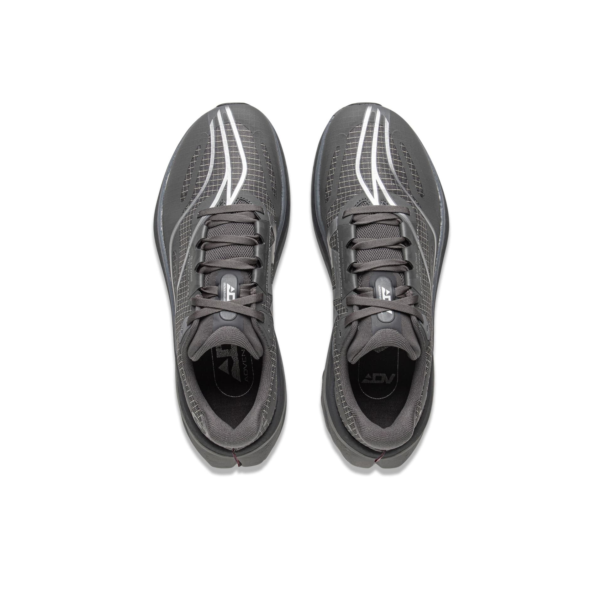 Кроссовки для бега Li NING Dilu 2 Low Топ Повседневные кроссовки для бега Мужской Уголь Дымчато-серый - изображение 4