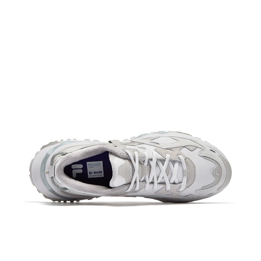 Кроссовки FILA FUSION BIANCO WE Текстиль Синтетическая кожа с флисовой подкладкой Удобная увеличивающая высоту массивные кроссовки - изображение 5