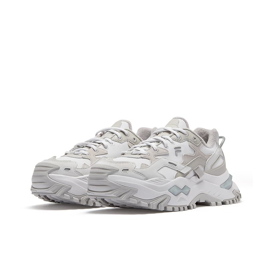 Кроссовки FILA FUSION BIANCO WE Текстиль Синтетическая кожа с флисовой подкладкой Удобная увеличивающая высоту массивные кроссовки - изображение 3
