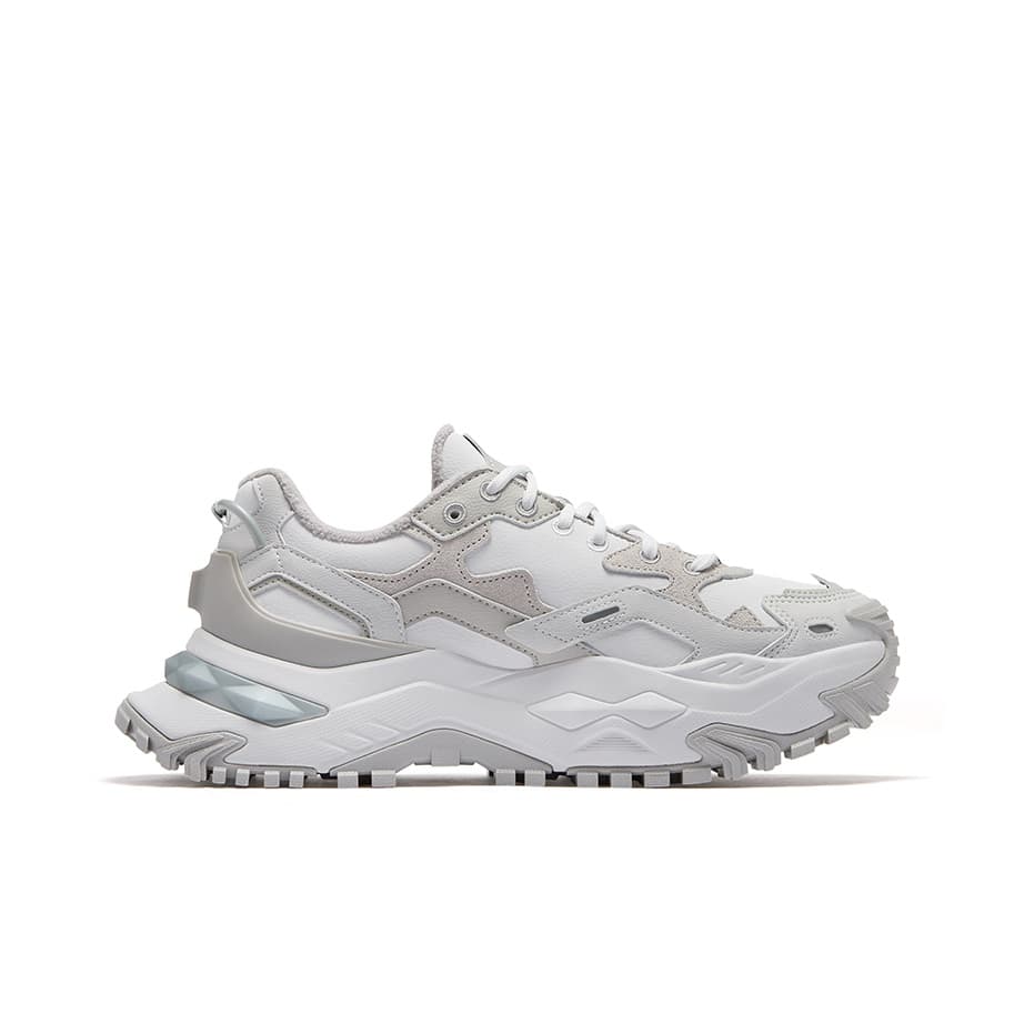 Кроссовки FILA FUSION BIANCO WE Текстиль Синтетическая кожа с флисовой подкладкой Удобная увеличивающая высоту массивные кроссовки - изображение 2